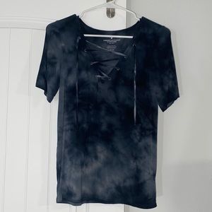 American Eagle short leave top